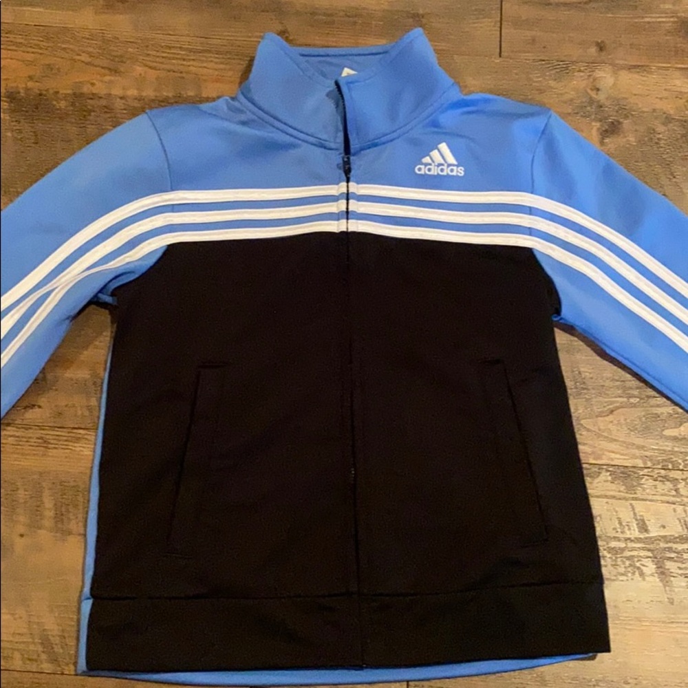 Three Stripe two toned zip up jacket